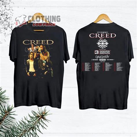 creed rock band merchandise